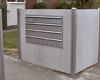 Fibre cement sheet fence