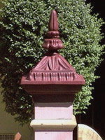 Angelina cast iron post capital
