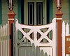 Victorian picket gate