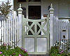 Victorian wooden gate