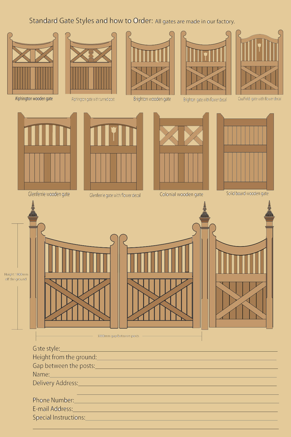 Wooden gate designs