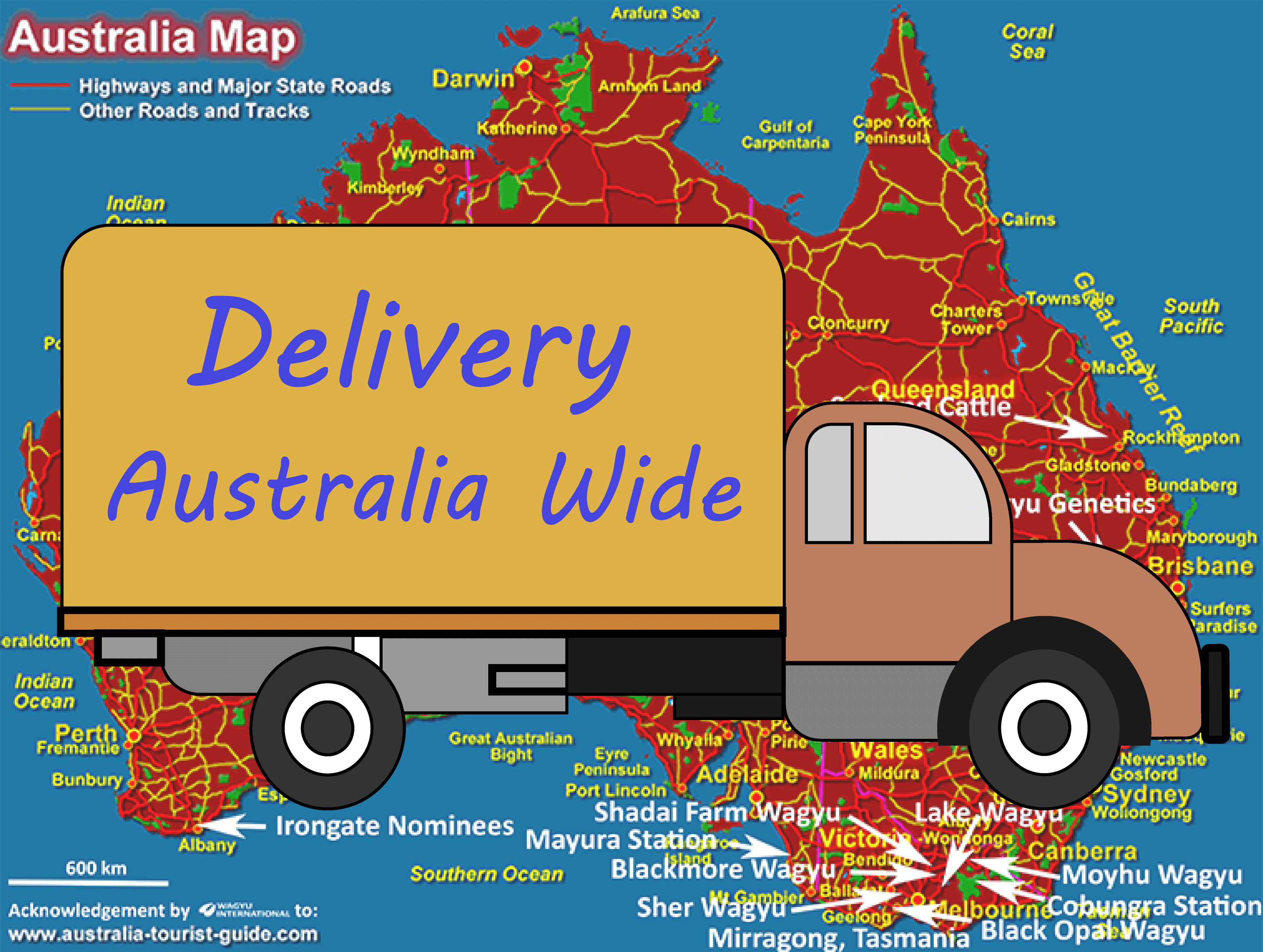 Deliver Australia wide 