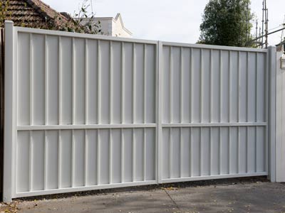 Steel security gates