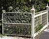 Driveway  garden fence