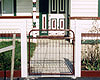 Woven wire gate