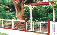 Carlton garden fence
